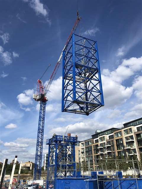Bennetts Cranes erects tallest freestanding luffing jib tower crane in the UK