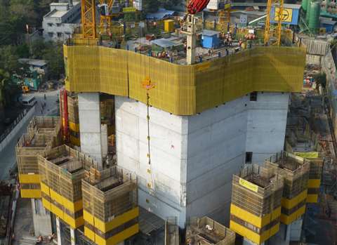 Doka acquired the formwork patent for Lubeca Jumpform automatic climbing formwork along with employe