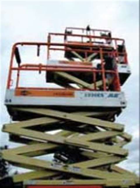 JLG Industries shows a new compact telehandler as well as a redesigned range of ES electric scissors