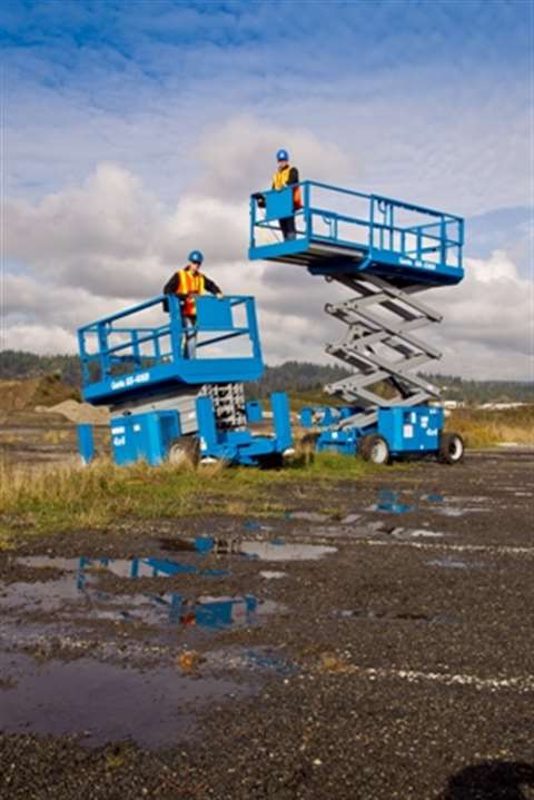 Terex AWP debut its new rough-terrain scissor lift family at The Rental Show.