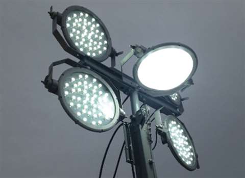 Light Tower Solutions also offers an LED solution for light towers with its Lexin-300 LED light. The