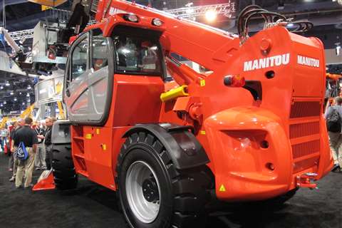 Manitou's new MHT 1490 on display at ConExpo 2014.