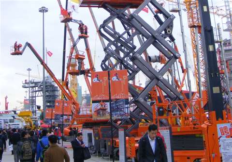 Dingli’s stand at Bauma China 2014