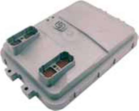 The MC088 micro-controller from Sauer-Danfoss has 74 pins and two CAN ports.