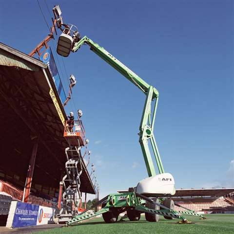Niftylift SD210 at Exeter City FC