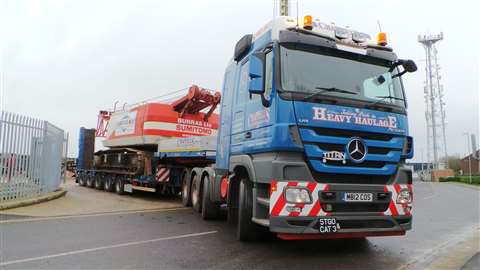 Goldhofer MPA 5 in operation