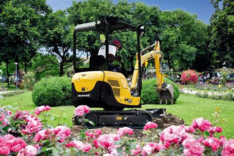 Yanmar SV16 mini excavator