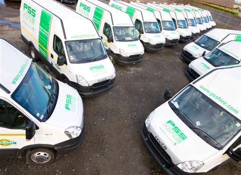 PSS Hire’s new fleet additions, sporting the company’s new corporate livery