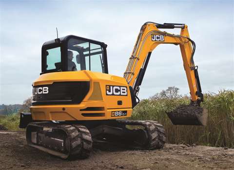 JCB’s new 86C-1 midi excavator