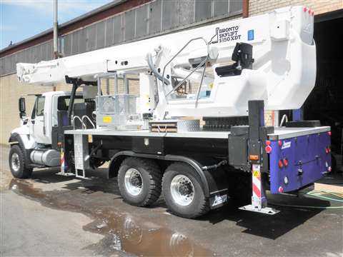 Bronto will show its S 150 XDT truck-mounted telescopic aerial work platform at The Rental Show this