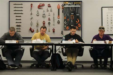 Operators take part with training at the Crane Institute of America
