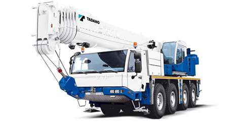 The updated the ATF 70G-4 all terrain crane is now available with a 52.1 m main boom
