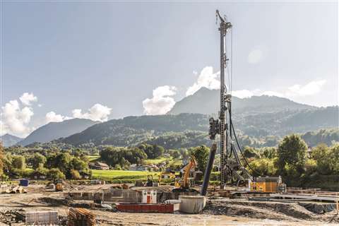 Liebherr lrb355 ramm und bohrgerät frastanz 30x20 cm