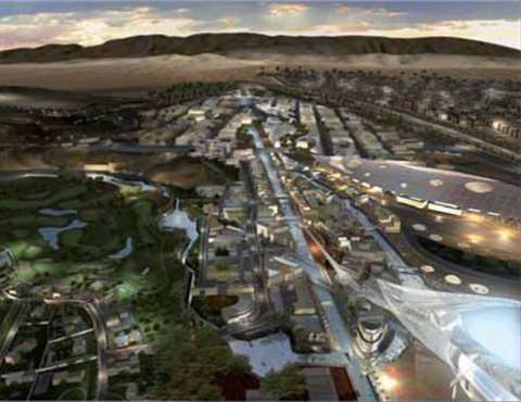 The Al Qudra master plan.