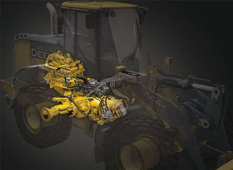 John Deere Power Systems has designed and implemented a fully integrated electric hybrid drivetrain 