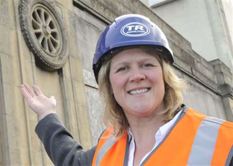 TR Demoliition director Sharon Haskell: "Underground tanks ....are a potential bomb."