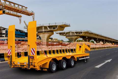 Doll S3P-0P72 three-axle semi low-loader