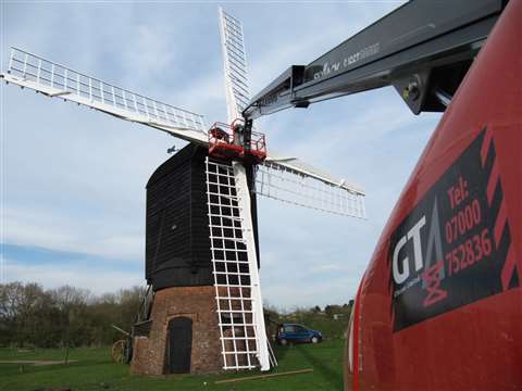 Skyjack's SJ 66T onsite.