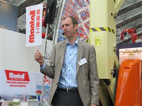 Norty Turner, CEO of Riwal, at APEX.