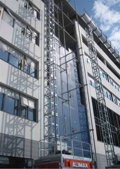 Getting men and material effectively to height is critical to completing the external fabric of new 