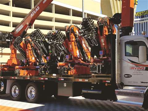 Atlas loader cranes at ConExpo 2017