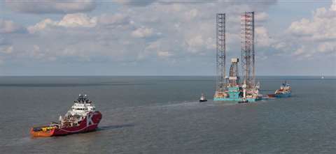 The Keppel Fels ‘N’ Class drilling rig is one of the largest in the North Sea