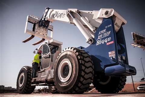 Bigge's Xtreme XR7038 onsite in Nevada.