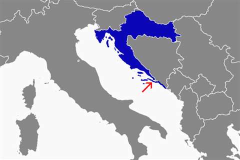 Croatia map Peljesak