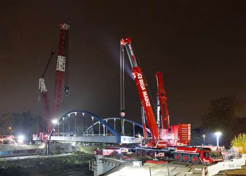 Riga Mainz LR 1600-2, LTM 1450-8.1, LTM 1500-8.1