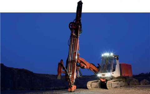 The first in a new series of surface top hammer rigs, the Sandvik Dpi1500i, which uses the latest in