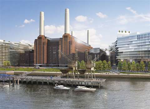 Artist’s impression of the Battersea Power Station redevelopment
