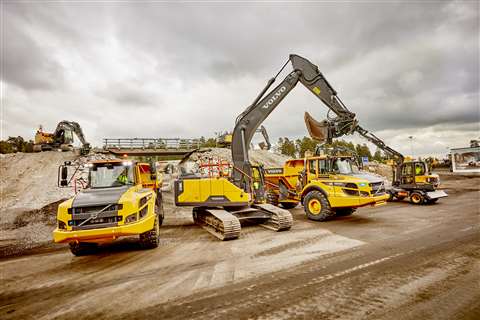 Volvo CE demonstration ground