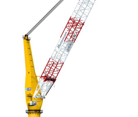 800 tonne pedestal mounted crane from Huisman