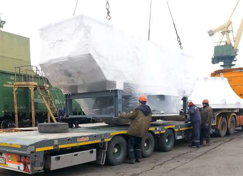 The parts were shipped from Germany to St Petersburg, where they were collected by Van der Vlist and