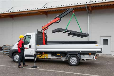 The Palfinger mounting kit