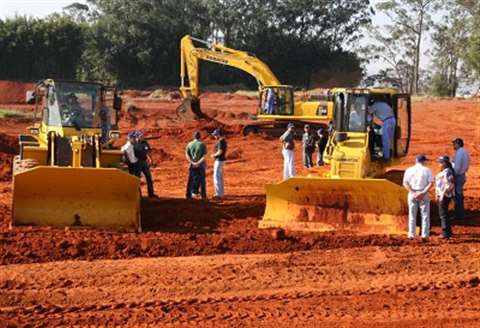 Komatsu en Sao Paulo