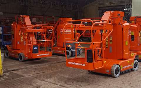 New Dingli AMWP11 mast lifts inspected and serviced ready for hire.