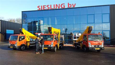 Luuk Siesling (left) and Guido van Gestel from Ruthmann sales and service partner for the Netherland