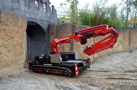 The PK 27002-SH has dimensions of 5.4 x 2.4 x 2.3 meters, making it suitable to work in tight spaces