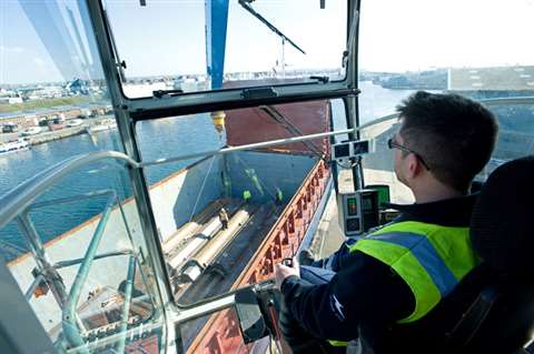 A Sennebogen 880 mobile port material handler has joined the fleet at Shoreham Port