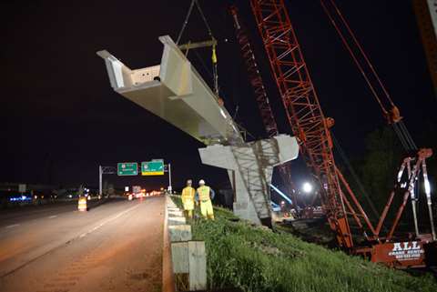 The project includes the construction of several new overpass bridges
