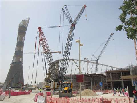 Terex CC 2400-1 lattice boom crawler crane