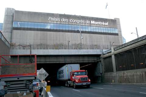 The Ville Marie Tunnel on Highway 720 in Montreal, Canada is being refurbished