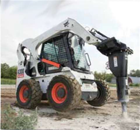 The HB2380 is Bobcat's latest 80 Series hydraulic breaker for its line of excavators and compact loa