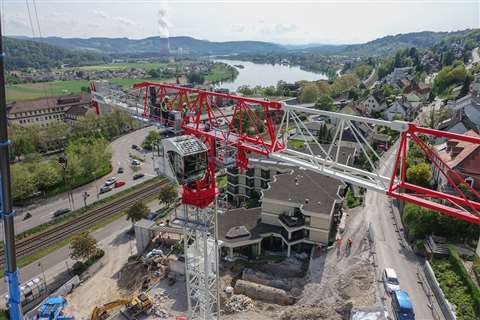 Schleith used a Terex CTT 162-8 tower crane for the second stage of building on the Matthias-Claudiu