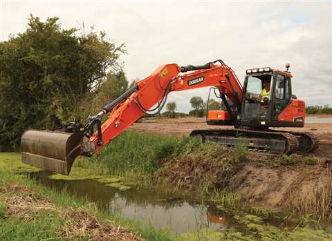 The Doosan DX140LC-5
