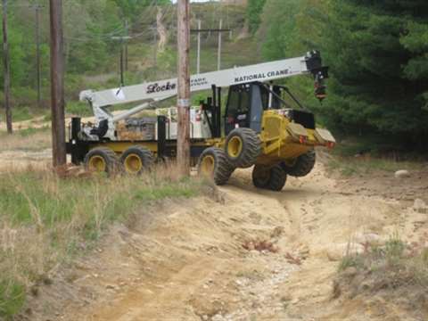 Locke Crane Services added a unique National Crane 800D to its fleet.