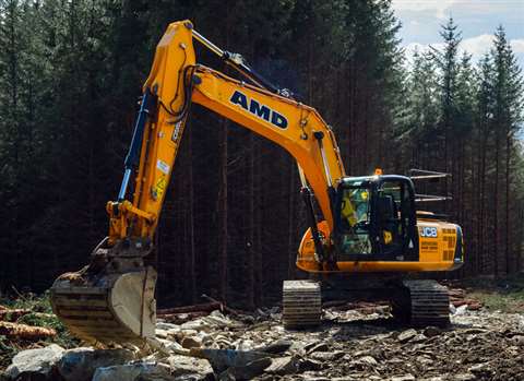 AMD's new JS220 tracked excavator