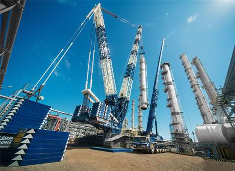 GTA construction has bought the first 1,350 tonne Liebherr LR 11350 crawler crane in Indonesia. It h