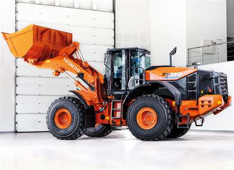 Hitachi's ZW310-6 - largest of its new wheeled loaders
